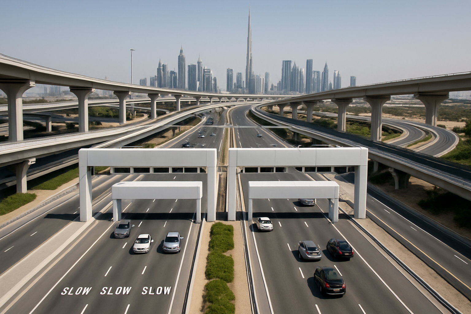 Efficient Toll Road System in Dubai