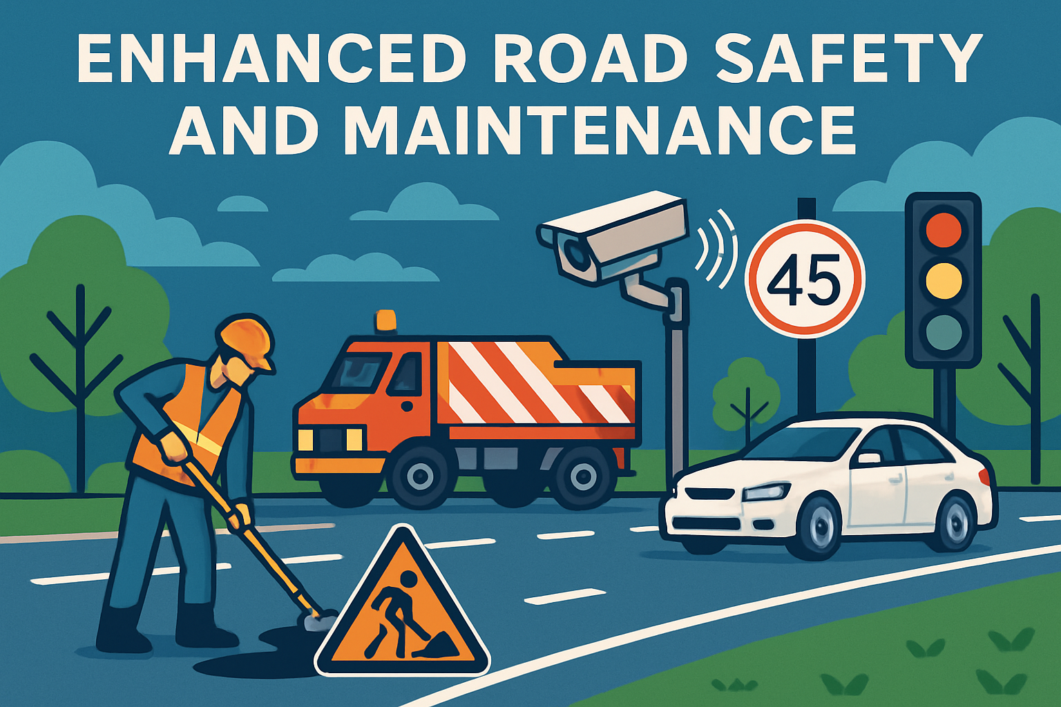 Enhanced Road Safety and Maintenance